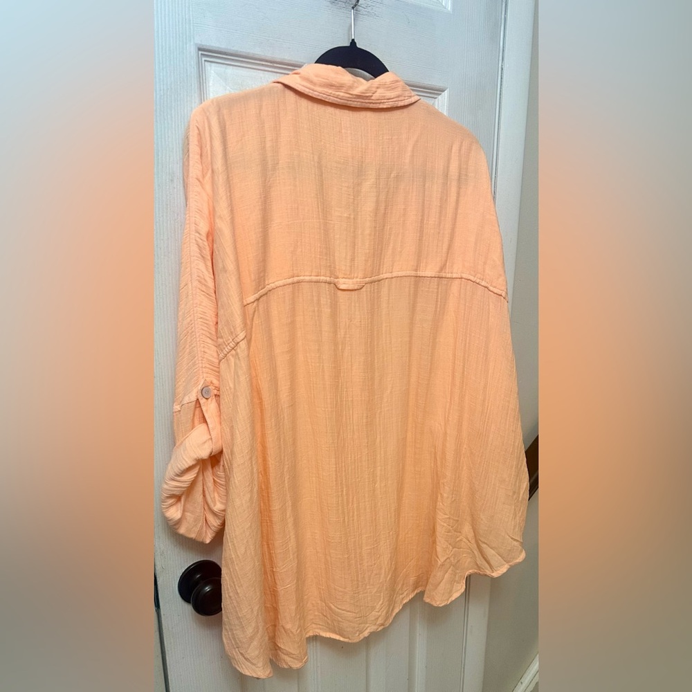 American Eagle The Perfect Button Down In Peach, … - image 6